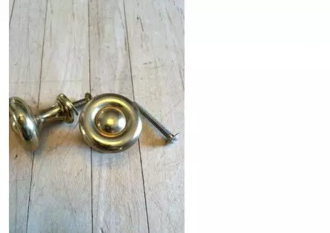 83 or 41/42 pieces. Pottery Barn solid brass cupboard/cabinet knobs.
